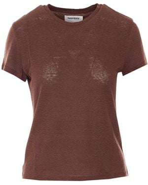 Not Shy Leane T-Shirt - Brown