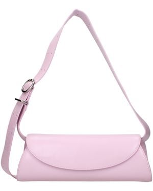 Jil Sander Leather Crossbody Bag - Pink