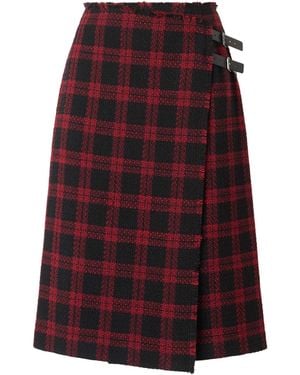 Pinko Asymmetric Wrap Skirt - Purple