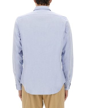 Paul Smith Tailored Fit Shirt Organic Cotton - Blue