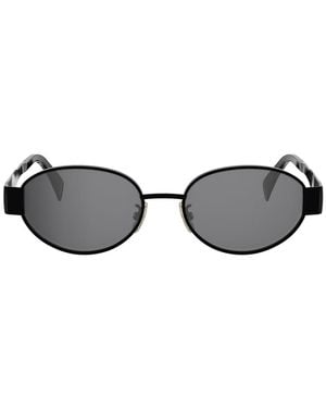 Celine Metal Triomphe Metallo Sunglasses - Brown