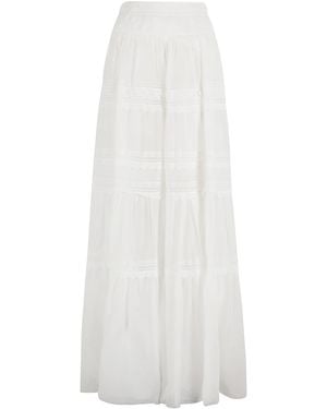 Ermanno Scervino Gonna Lunga - White