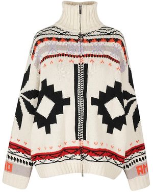 Giada Benincasa Jacquard Bomber - White