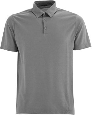 Zanone Polo Ss Ice Cotton - Grey