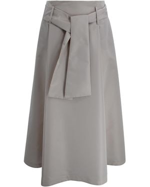 D. EXTERIOR Skirts Taffetà - Gray