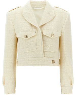 Givenchy Military Blazer Polyester Blazer, Suits - Natural