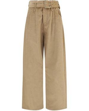 DARKPARK Korea Pier Corduroy Trousers Cotton - Natural