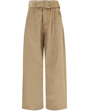 DARKPARK Korea Pier Corduroy Trousers Cotton - Natural