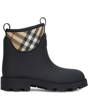 Burberry Rubber Boots Synthetic - Black