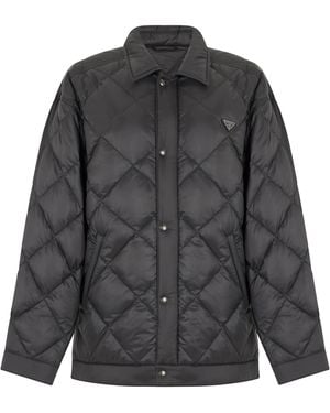Prada Padded Jacket Polyester & Down - Gray