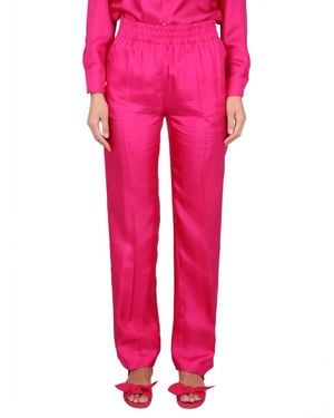 パンツ RED VALENTINO SILK PAJAMA STYLE PANTS RED Valentino Pants for Women | Online Sale up to 81% off | Lyst