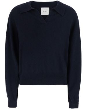 Lisa Yang Sweater Katriel Cashmere Knitted Tops - Blue
