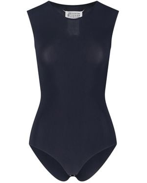 Maison Margiela Stretch Bodysuit - Blue