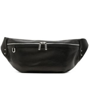 Rick Owens Leather Belt Bag - Black
