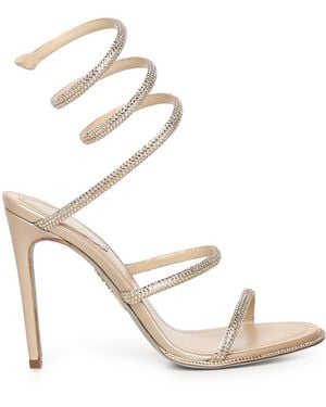 Rene Caovilla Cleo 105 Sandals - Metallic