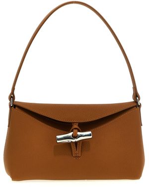 Longchamp Hobo Roseau S Handbag - Brown