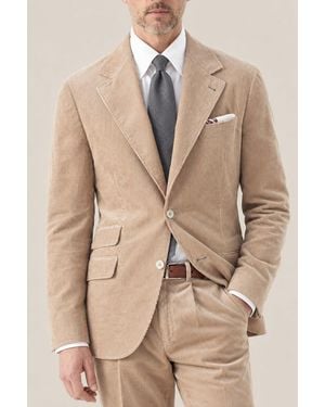 Brunello Cucinelli Cotton Corduroy Blazer Clothing - Natural