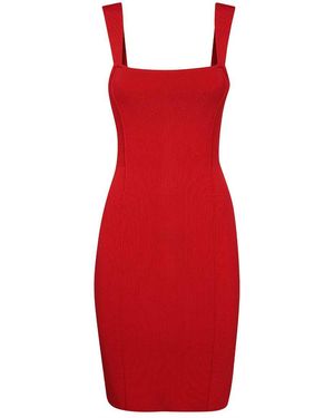 John Richmond Jersey Sheath Dress - Red