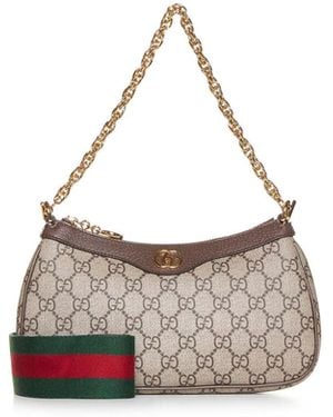 Gucci Ophidia Small Shoulder Bag - Natural
