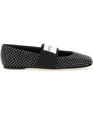 Givenchy 'Sliced Square' Ballet Flats - Black