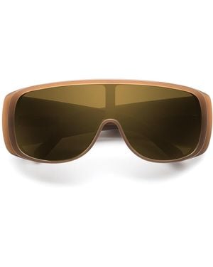 Retrosuperfuture X Maison Margiela Mm6 Mask 5Vp Sunglasses - Brown