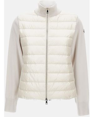 Moncler Cardigan Jacket - White