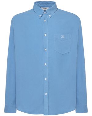 Celine Shirts Cotton - Blue