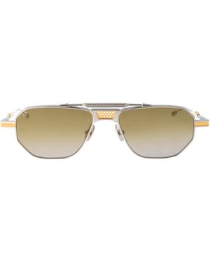 T Henri Longtail Titanium Sunglasses - Natural