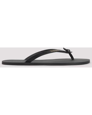 Saint Laurent Pool Flip-Flops - Black