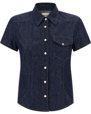 KHAITE 'Cavazos' Shirt - Blue