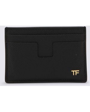 Tom Ford Leather Card Holder - Black