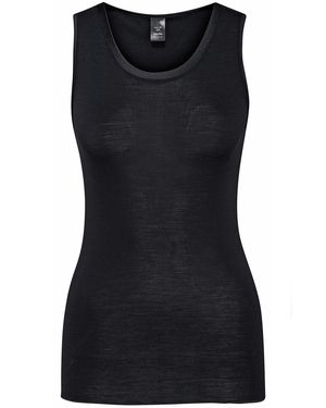 CALIDA Top Senza Manica Wool - Black