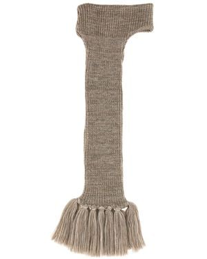 Kijima Takayuki Knitted Ear Band Wool Hat - Natural