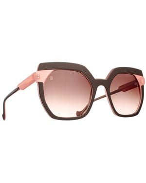 Caroline Abram Niva Acetato Sunglasses - Brown