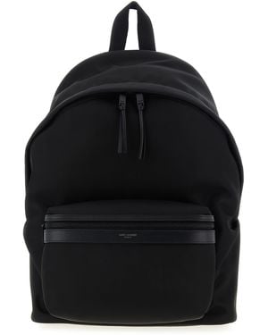 Saint Laurent City Backpack - Black