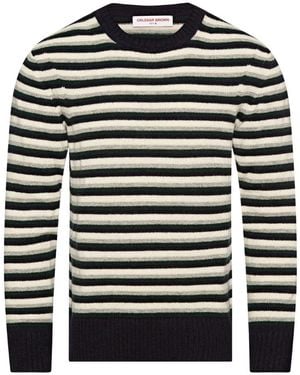 Orlebar Brown Lorca Stripe-276676--Bristlecone Pine-Strata, Clothing - Black