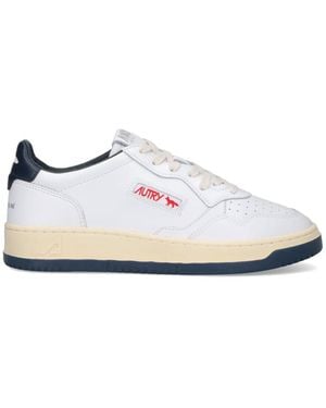 Autry X Maison Kitsuné Medialist Sneakers - White