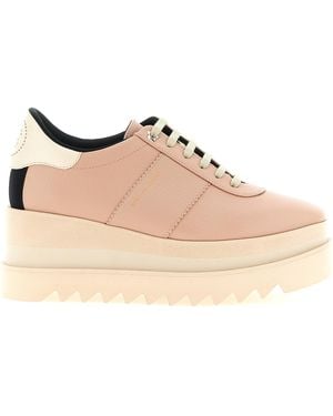 Stella McCartney Eva Platform Trainers - Natural