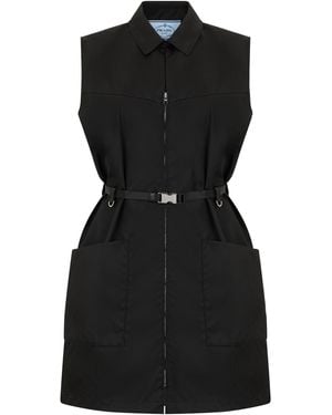 Prada Short Dress Nylon Polyamide - Black