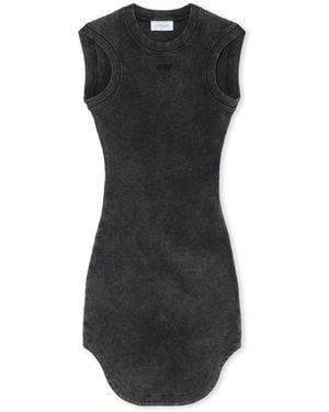 Off-White c/o Virgil Abloh Mini Dress Off Stamp - Black