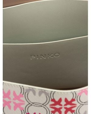 Pinko Shopper Bag-Fuchsia- Polyethylene Shopper-Bags - Green
