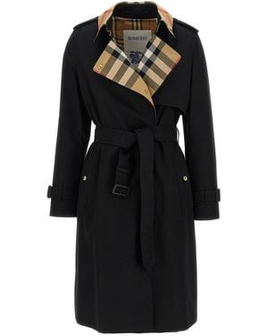 Burberry Sandridge Trench Coat - Black