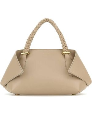 Ferragamo Leather Medium Handbag - Natural