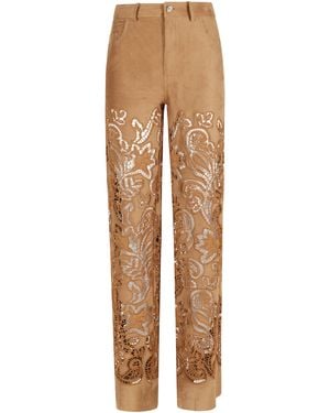 ERMANNO FIRENZE Pantalone Pantaloni - Natural