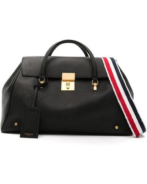 Thom Browne Soft Mr. Thom Luggage Bag Withrwb Shoulder Strap - Black