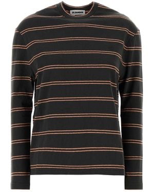 Jil Sander Crew Neck T-Shirt - Black