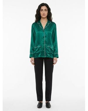 Dolce & Gabbana Silk Top Sleepwear - Green