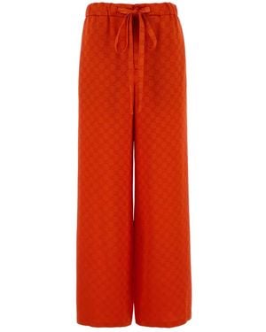 パンツ Gucci Orange Satin Pyjama Pant Women's Gucci Nightwear and sleepwear | Lyst
