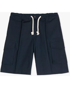 Doppiaa Aatrio Drawstring Shorts Trousers - Blue