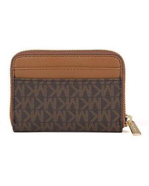Michael Kors Wallet 89.Coated Canvas Bags - Brown